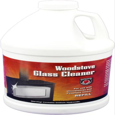 MEECO'S RED DEVIL 702 Wood Stove Glass Cleaner Refill - Removes Creosote, Soot & Smoke from Wood, Pellet, Coal Stoves & Fireplace Inserts (64 fl oz) - Made in the USA