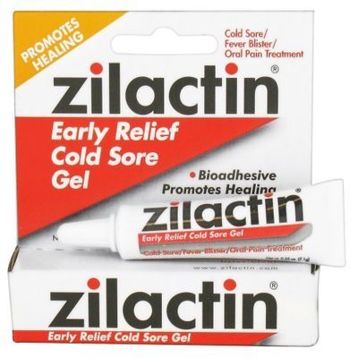 Zilactin - Early Relief Cold Sore Gel - 0.25 oz. by Blairex Laboratories Inc