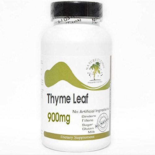 Thyme Leaf 900mg ~ 90 Capsules - No Additives ~ Naturetition Supplements