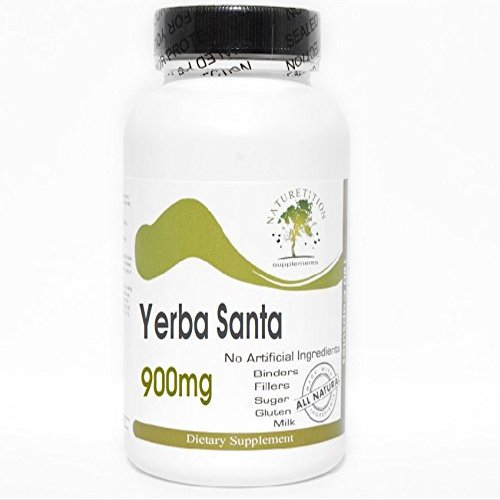 Yerba Santa 900mg ~ 90 Capsules - No Additives ~ Naturetition Supplements