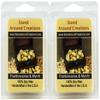 - 100% Soy Wax Melt Tarts- Set of 2 - Frankincense and Myrrh: A Blend of Bergamot, Patchouli, Sandalwood, Myrrh 3oz.ea. view 1