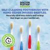 MOUTHWATCHERS Soft Flossing Toothbrushes for Adults, Value 6 Pack, Ultra Clean Manual Toothbrush Set for Sensitive Teeth & Gums, by Dr. Plotka, Assorted Colors view 4