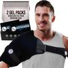 ActiveWrap Shoulder Ice Pack Wrap, with 2 Reusable Gel Packs for Shoulder Pain Relief, Rotator Cuff Cold Therapy, Adjustable Compression Straps, Post-Surgery Must-Have, Large/X-Large view 1