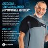 ActiveWrap Shoulder Ice Pack Wrap, with 2 Reusable Gel Packs for Shoulder Pain Relief, Rotator Cuff Cold Therapy, Adjustable Compression Straps, Post-Surgery Must-Have, Large/X-Large view 2