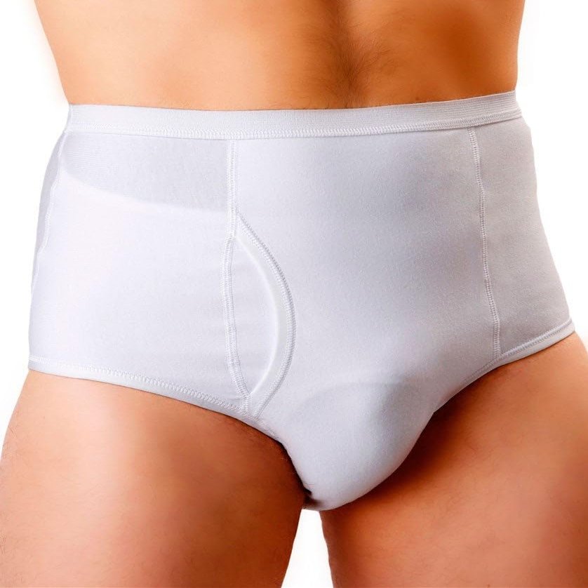 Ostomy Man Brief Slip Ref. 556 Orione Size 7 101-105 cm. (inch. 39.5"-41.5")