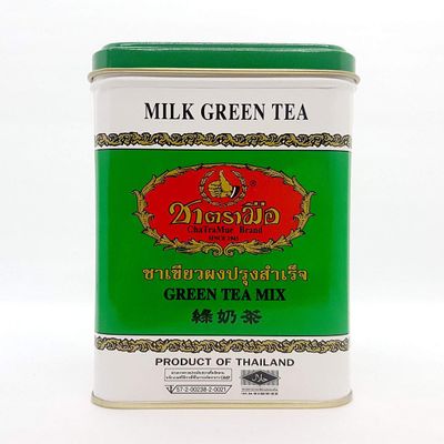 Hand Thai Milk Green Tea Green Lebal 2g. Pack 50 Number One Brand Product of Thailand
