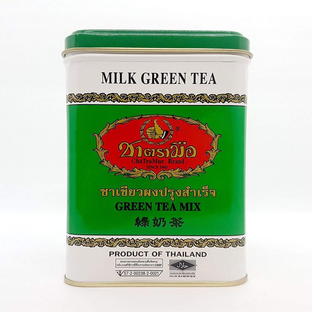 Hand Thai Milk Green Tea Green Lebal 2g. Pack 50 Number One Brand Product of Thailand