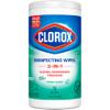 Clorox Disinfecting Wipes, Bleach Free Cleaning Wipes, Fresh Scent, 75 Count (Package May Vary) view 1