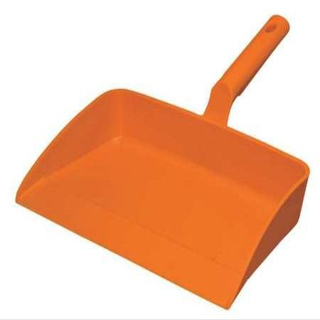 Hand Held Dust Pan, Orange, Polypropylene