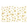 Gold Stars On White Background Tissue Paper - 20in.x30in. - 20 Sheets view 1