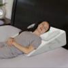 InteVision Foam Bed Wedge Pillow (26" x 25" x 7.5") and Headrest Set, 2" Memory Foam Top - Helps Relief from Acid Reflux, Post Surgery, Snoring view 1