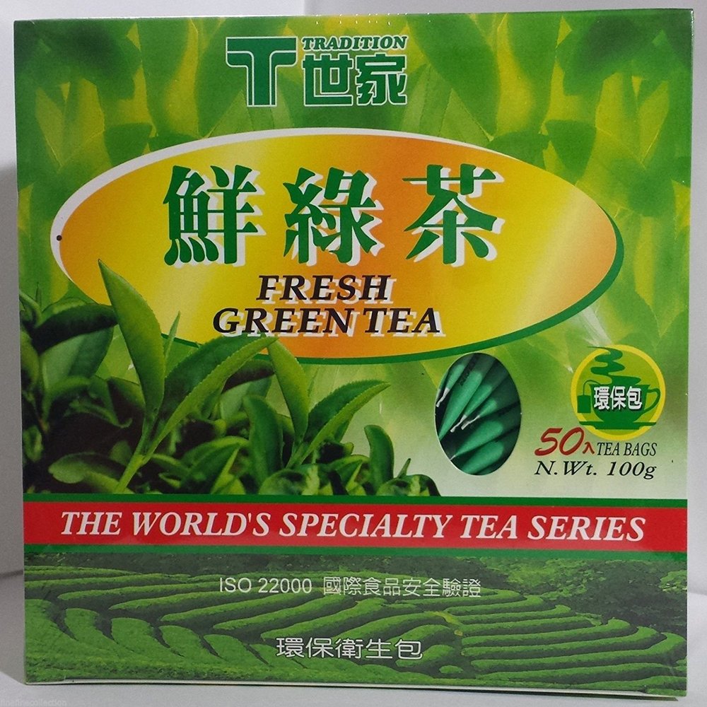 TRADITION Fresh Green Tea 50 tea bags n. wt 100 g