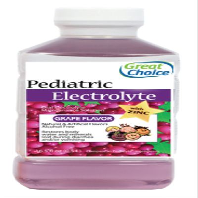 Great Choice Pediatric Electrolyte, Grape Flavor, 16.9 Fluid Ounce