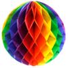 MooLuxe Rainbow Honey Comb Ball 14" view 1