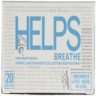 Helps Herbal Teas, Breathe, 20 Count (Pack of 6)