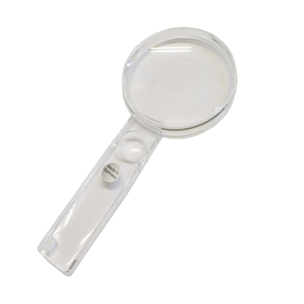 ESCHENBACH 2612-80B Handheld Magnifier Economical Crystal Loupe, Approximately 2 Times, Made in Germany