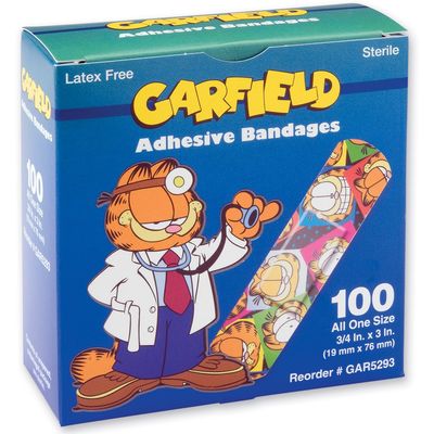 SmileMakers Case Garfield Bandages - 1200 per Pack