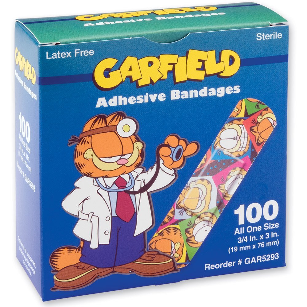 SmileMakers Case Garfield Bandages - 1200 per Pack