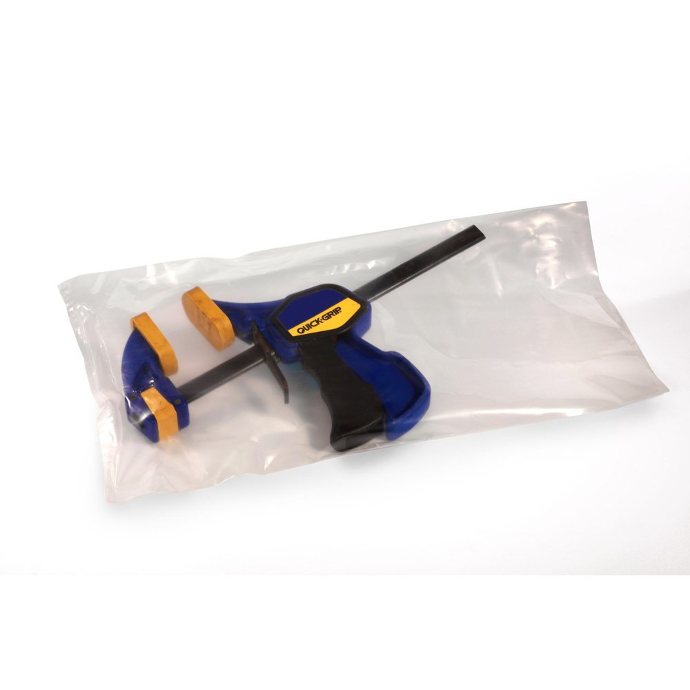 14" x 18" x 3 mil Clear Eco-Manufactured Plastic Layflat Bags (Case of 1,000)