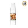 Party Essentials Hard Plastic Cups / Tumblers - 10-Ounce Cocktail Glass, 20-Count Package view 3