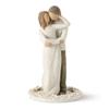 Willow Tree Together, sculpted hand-painted cake topper view 1