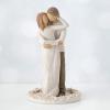 Willow Tree Together, sculpted hand-painted cake topper view 2