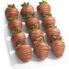 A Gift Inside Milk Madness Chocolate Dipped Strawberries - 12 Berries for Valentine's Day, Birthday, Thank You view 1