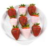 A Gift Inside Love Bites Dipped Strawberries - 9 Fun Size Berries for Valentine's Day Gift, Birthday, Thank You view 1