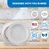 Providence Spillproof 9" Scoop Plate High-Low Adaptive Bowl - Dish for Disabled, Handicapped, and Elderly Adults with Special Needs from Parkinsons, Dementia, Stroke or Tremors - PSC 996 view 4