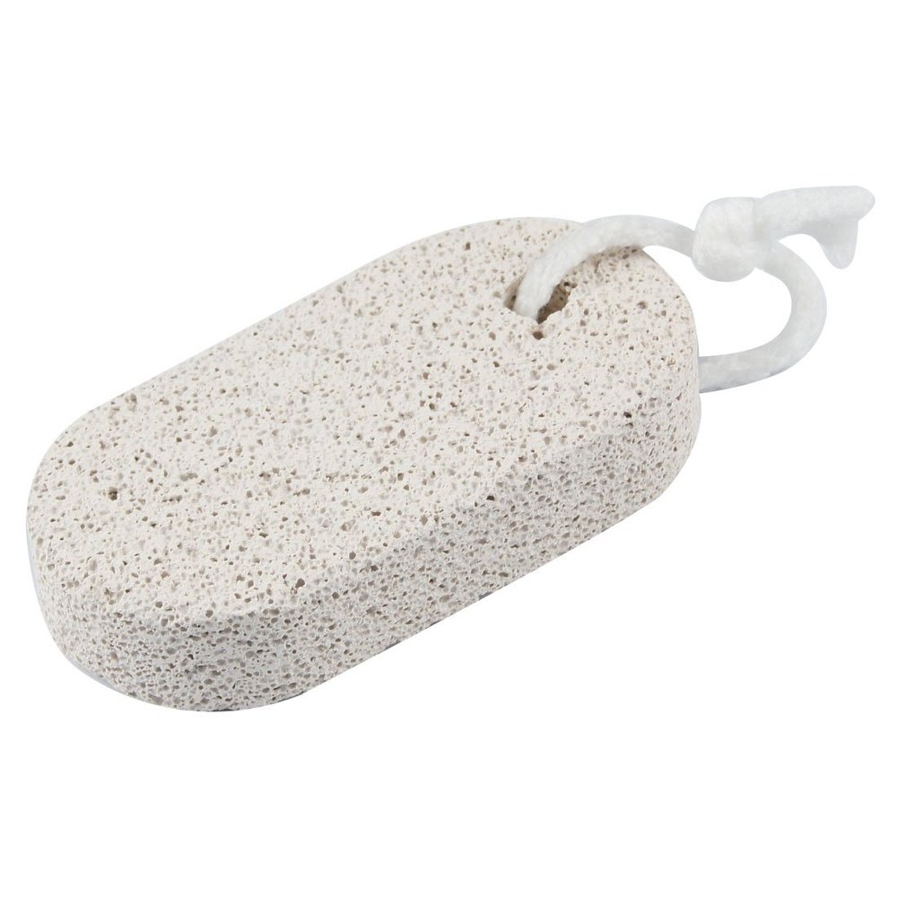 uxcell Natural Pumice Stone, Oval Shape Foot Sanding File Callus Remover for Feet Heels, Professional Foot Pedicure Tool Exfoliating Stone Foot Scrubber for Hard Cracked Skin