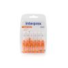 Dentaid INTERPROX - Supermicro 0.9 - Interdental Brushes - Tynex Fibres - Orange - Blister of 6 Units view 1