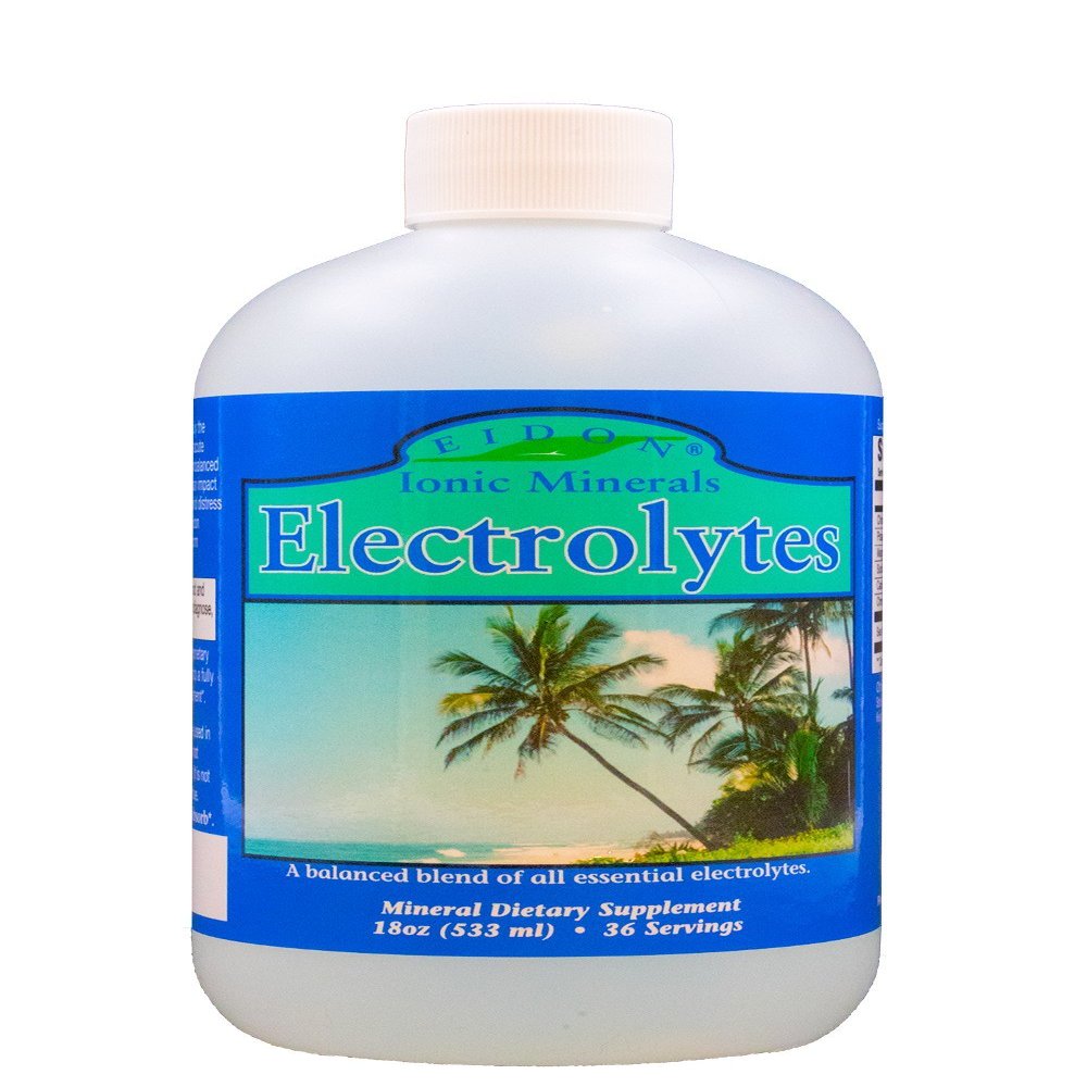 Eidon Liquid Electrolytes - Liquid Electrolyte Drops, Ionic Mineral Supplement to Add to Water, Balances Electrolyte Equilibrium, Sugar Free Unsweetened Hydration Enhancer for Men & Women - 18 oz