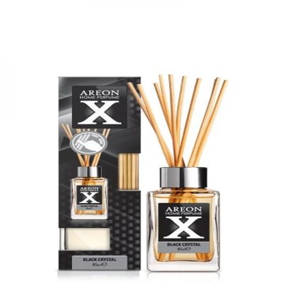 Areon Home Luxury Perfume Reed Diffuser Black Crystal + 10 Rattan Reeds 85ml