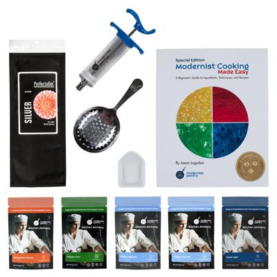 BASIC Molecular Gastronomy "Made Easy" Starter Kit Non-GMO Gluten-Free OU Kosher Certified Ingredients