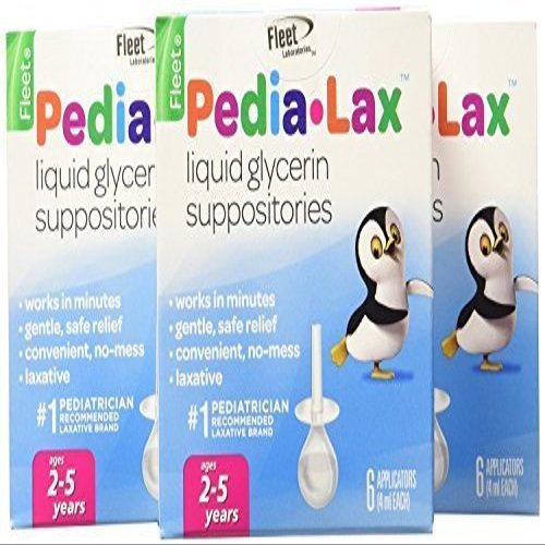 Fleet Children's Pedia-Lax Liquid Glycerin Suppositories -- 6 Suppositories by Fleet