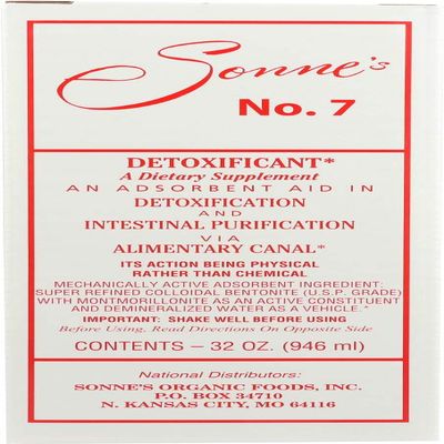 Sonne's Organic Foods - Sonne's No. 7 Detoxification, 32 fl oz liquid by Sonne's