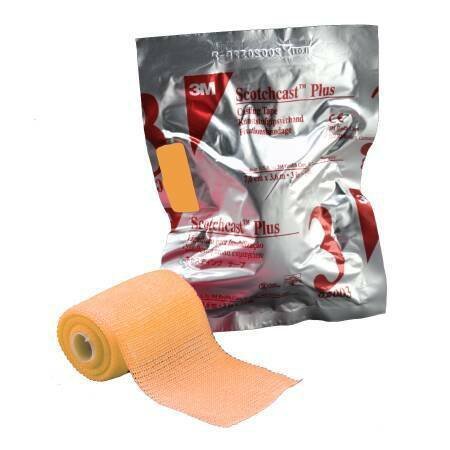 3M Health Care 82002W Plus Casting Tape, 2" x 4 yd. Size, Bright Orange (Pack of 10)