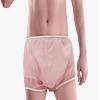 LeakMaster Adult Pull-On Vinyl Plastic Pants - Soft, Quiet and Form Fitting Incontinence Waterproof Diaper Covers for Adults - Pink, X-Small Fits 26-30 Inch Waist view 2