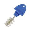 Bev Rite X12 Faucet Hygiene Plug Brush (12 Pack), Small, Blue view 1