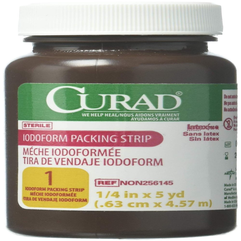 CURAD Sterile Iodoform Packing Strips.