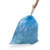 simplehuman Code G Custom Fit Drawstring Trash Bags in Dispenser Packs, 100 Count, 30 Liter / 8 Gallon, White view 3