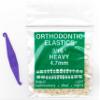 3/16" inch Orthodontic Elastic Rubber Bands 300 Pack Natural Heavy Force 6.5 oz. + FREE elastic placer view 1