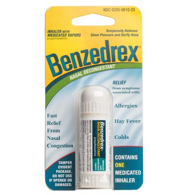 Benzedrex Nasal Decongestant Inhaler (Pack of 3)