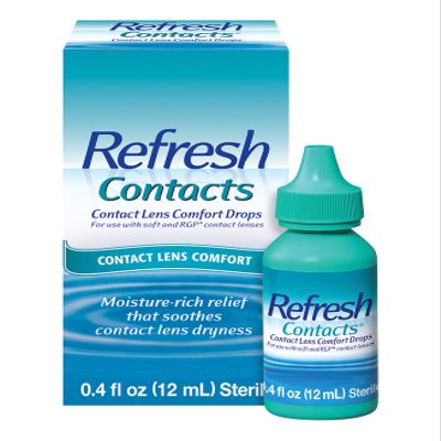 Refresh Contacts, Contact Lens Comfort Drops, 0.4 fl oz (12 mL)