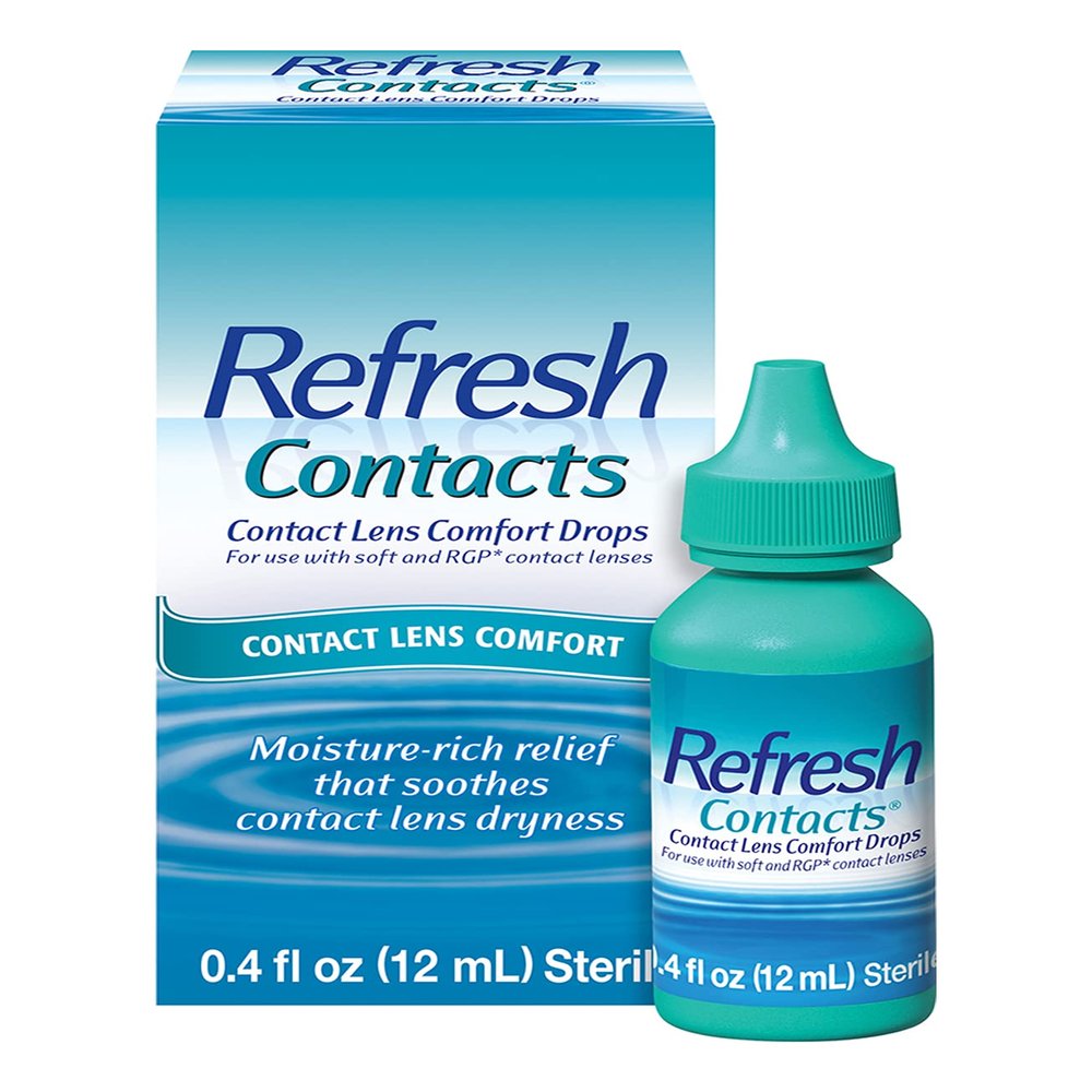 Refresh Contacts, Contact Lens Comfort Drops, 0.4 fl oz (12 mL)