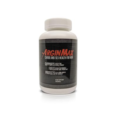 ArginMax L Arginine Nitric Oxide Supplement for Men - Oxygen & Blood Flow Support, Non GMO Nitric Oxide Booster - Larginine Supplements with Ginseng, Nitric Oxide Supplements for Men - 180 Capsules
