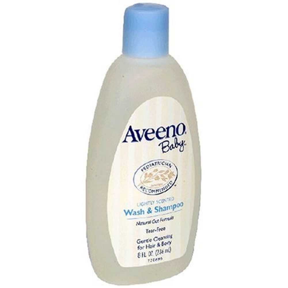 Aveeno Baby Wash & Shampoo, 8-Ounce Bottle