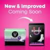 U by Kotex Maxi Pads with Wings, Clean & Secure, Overnight Absorbency, 14 Count (Packaging May Vary) view 2
