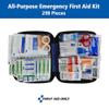 First Aid Only 298 Piece All-Purpose Emergency First Aid Kit for Home, Office, Car, Apartment, Dorm, and Camping, Travel-Friendly Compact Pouch Fits in Backpacks, Suitcases, Cabinets, and Drawers view 2