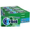 WRIGLEY'S ORBIT Gum Sugar-Free Spearmint - 12 Packs in Bulk, 14 Pieces Each - Chewing Gum, 168 Total Pieces view 1